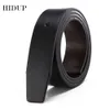 HIDUP Men's Good Level Quality Genuine Leather Belt Pin Slide Style Soft Belts Strap Only 33cm Wide Without Fivelas 2022 LUWJ16 L230704