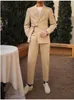 Ternos masculinos Champange Men Formal com cinto Slim Fit 2 peças Tuxedos de noivo para xale de casamento calças de jaqueta masculina personalizadas