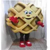 2018 High quality Waffle JM Smucker mascot costume custom fancy costume kits mascotte fancy dress carnival costume300Y