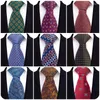 Strikjes Mode Zijde Heren Stropdas 8cm Stropdas Dikke Lange Plaid Stippen Patronen Voor Wedding Party Cravate Homme YUW06