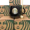 414ML Starbucks Mokken Kiss Cups met Lepel Paar Keramische Mok Echtparen Verjaardag Zeemeermin Bronzen Medaillon Gift Products248T