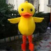 Traje de pato amarelo grande de alta qualidade Vestido extravagante Ternos de tamanho adulto - mascote personalizável2246