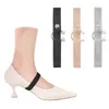 Shoe Parts Accessories High Heels Shoe Straps Elastic Anti Slip Belt Laces Simple Fixed Tie Belt Pearl Buckle Shoelaces for Women Pumps Decoration 230715