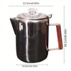 1PC MOKA Pot Outdoor American Coffee Pan House House Stal Stael Kawa Ekstrakcja kawy Pot Outdoor Kettle Teapot