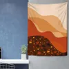 Tapissries Dome Cameras Wall Cloth Mountain Forest Trees Wall Hanging Psychedelic Galaxy Hippie Landscape Tapestry R230714