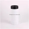 Mugs Sublimation Thermique Boîtes De Bricolage Refroidisseur En Acier Inoxydable Double Paroi Boisson Cold Keeper 12Oz Slim Coupe Droite Insator 1915 V2 Drop D Dhdv1