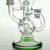 Exciting Double Recycled Glass Water Pipe Bong 8.5 size with 14.4mm Fitting for Men and Women