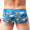 Calzoncillos Sexy para hombre, ropa interior de camuflaje, calzoncillos tipo bóxer, Bikini, calzoncillos para hombre, calzoncillos con bolsa abultada para hombre, lencería, Cuecas