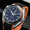 Новая роскошная лучшая бренда Omegx Ocean Universe Seamastex серия Mens Watch Sapphire Mirror Calendar Автоматический механический дизайнер