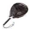 Fiske tillbehör 1/2 st flugfiske netto fällbara dopp netto utomhus fiske gummi non-slip aluminium legering polhandtag stor fångande fisknät 230715