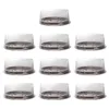 Present Wrap 10 PCS Muffin Present Wrap Box Mini Cupcake Container Square Present Boxes Cake Stand Cake Boxes 10 tum Plastic Cupcake Boxes 230714