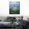 Сливы расцветают вручную вручную Claude Monet Canvas Art Импрессионист