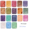 Nagelglitter 1 Satz Aquarell Gelpoliermittel Pigment Feste Perle Schimmer Farbe Spiegel Kunst Auroras Pulver Dekor Maniküre TR19151 230714