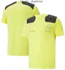 F1 Ferari Team Driver Shirt Men's Fan Одежда лето плюс размер короткие сухой гоночный костюм