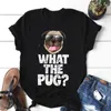 Mannen T-shirts Pugs Make Me Happy Katoenen T-shirts Kpop Ademende Zomer Korte mouwen Herenkleding Voor Mannen Zevity Camiseta Hombre Tshirt