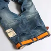 Jeans svarta jeans män denim blå jean nödställda pojkar jogger byxor hip hop harem stretch manlig tonåring byxor plus storlek 42 44 46 48