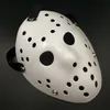 Vita porösa män maskerar Jason Voorhees Freddy Horror Movie Hockey Scary Masks For Party Women Masquerade Costumes245a