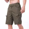 Pantaloncini da uomo 2023 Summer Camouflage Tactical Cargo Short Men Khaki Jogger Military Cotton Casual Loose