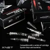 Tattoo Machine XNET Vane Wireless Tattoo Machine Kit Brushless Motor Tattoo Pen Kit with 2400mAh battery 100 premium mixed size ink cartridges 230715