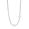 Chains High Quality Classic 925 Silver Bucket Buckle Essencemoments Necklace Essence Collection Original Women's Jewelry With Charm