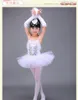 Stage Wear White Girl Ballet Swan Dress Girls Ballroom For Dancing Costume Performance Dance