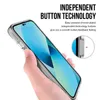 Premium Space Phone Cases Clear Acrylic Back CoverTransparent Protector pour iPhone 15 14 13 12 11 pro max Xs XR 7 7p 8 8plus Samsung avec Retail Box