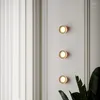 Wandlampen Lampe Glas LED Home Dekoration Spiegel Badezimmer Hintergrund Kreisförmiges Wohnzimmer Licht