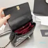 2023-7AFamous luxe tas Classic Tote Bag Designer Mini Bag Top Caviar Kalfsleer Gewatteerd Plaid Chain Handle Single Flap Crossbody Outdoor