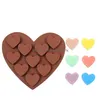 Moldes de cozimento Sile Bolo Mod 10 Treliças Chocolate em forma de coração Faça você mesmo 347 J2 Drop Delivery Home Garden Kitchen Dining Bar Bakeware Dhqbx