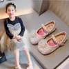 Spring Autumn Baby Girls Shoes Bow Rhinestone sequin crystal Princess Shoes Kids Dancing Shoes First Walkers Size 23-35