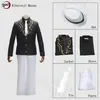 Kimetsu no yaiba kibutsuji muzan cosplay dräkter set för halloween vuxna anime demon slayer cosplay costume kimono outfits333a