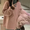 Женские футболки Fashion Fashion Ship Thirt Streerwear осень Harajuku ins в стиле рубашка с длинным рукавом Tee Girl Hip Hop Tops Caseal Corean