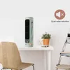 Electric Fans Desktop Tower Fan 1200mAh Bladeless Desktop Air Conditioning Fan Portable Mute Fans Air Cooler for Living Room Bedroom R230715