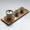 皿皿竹のトレイ高品質25 14 3.5cm中国の固形茶家庭板チャハイティーテーブルWF 230715