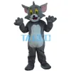 Tom en Jerry mascottekostuum samen met lager voor Halloween-feest voor volwassen dieren 302a