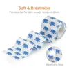 Boules 24 Rouleaux Bandage Élastique Auto-Adhésif Wrap Bande Cohésive Vétérinaire pour Chien Chat Cheval Animaux Animaux Cheville Entorses 230715