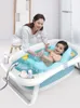 Bathing Tubs Seats Children's Bathtub Lying Care Universal Bath Bucket Oversized Extended Baby born Supplies Baby Bath Tub Folding 230714