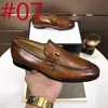 TOP 19 Style Classic mens casual shoes 100% Authentic cowhide Metal buckle leather dress shoes Letter flat Mules Princetown Men Trample Lazy