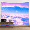 Tapisseries Dôme Caméras Personnalisable Dessin Animé Lune Ciel Étoilé Tapisserie Nuage Tenture Murale Chambre D'enfant Fond Décoration Murale Chambre Kawaii