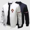 Vests Footballer Portugal 2023 남자의 새로운 고품질 긴 슬리브 코트 라운드 목 비행 재킷 패션 캐주얼 스트리트웨어 탑 의류