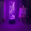 3D-Nachtlicht, LED-Nachtlicht mit Farbwechsel, für Kinder, Schlafzimmer, Dekoration, Licht, Anime Hunter X Hunter Hisoka, Lampe, Geschenk, 230 x