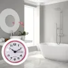 Wall Clocks Sucker Kitchen Hanging Operated Waterproof Silent Bathroom Anti-fog Digital