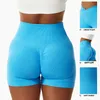 Yoga roupa verão sem costura alta cintura shorts elasticidade esportes legging respirável ciclismo nádega elevador ginásio 230715