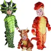 Triceratops Costume Boys Kids T-Rex kostium cosplay dinozaur kombinezon halloween cosplay kostium świąteczny dla dzieci211o