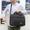 Briefcases Men's Business Briefcase Weekend Travel Document Storage Bag Laptop Protection Handbag Material Organize Pouch Accessories Items 230714