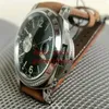 Men Limited 44mm GMT Wristwatches Brown cow leather PAM88 Automatic Movement Quality Watches Bands Power savings Watch179S