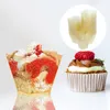 Bowls 50 Pcs Compact Pudding Cup Appetizer Transparent Tiramisu Party Dessert Accessories Household Plastic