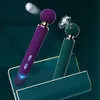 Vibratorer laddningsbara tryckande kraftfull AV Magic Wand 3in1 Slå klitoris G Spot Stimulator Sex Toys CLIT SUCKER för kvinnor 230714