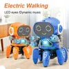 RC Robot Dance Music Robots for Kids 6 Claws Octopus Spider Robot Birthday Present Toys For Children Early Education Baby Toy Boys Girls 230714