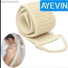 1st Natural Soft Exfoliating Loofah Bath Shower Unisex Massage Spa Scrubber Sponge Back Strap Body Skin Health Cleaning Tool L230704